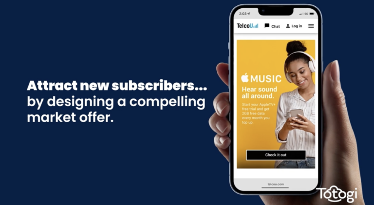 Attract new subscribers...by designing a compelling market offer.