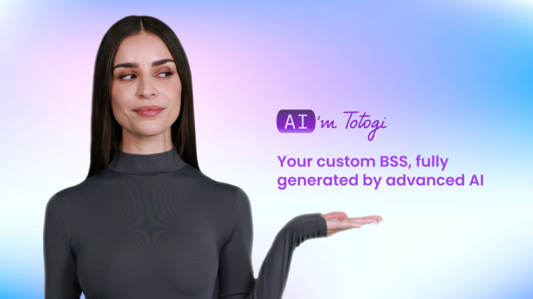 AI'm Totogi - Your custom BSS, fully generated by advanced AI