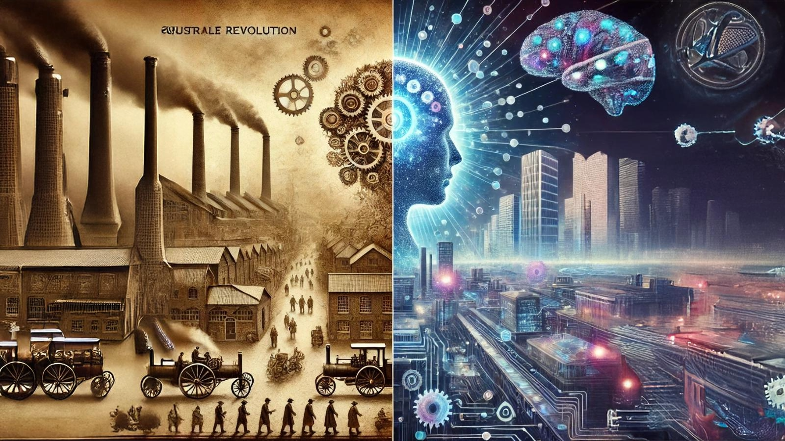 From the industrial revolution to the AI revolution