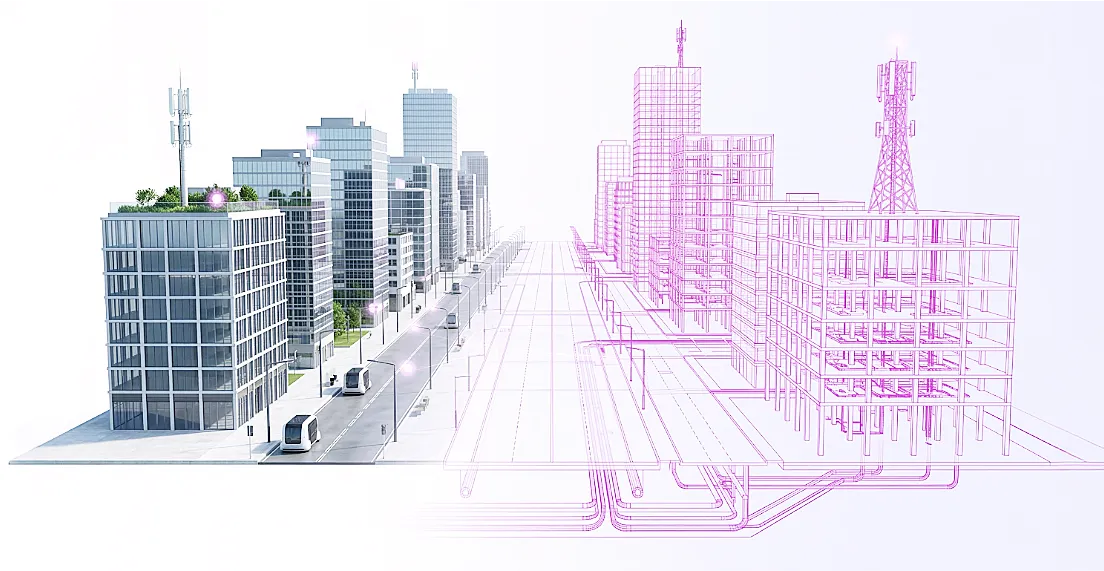 Smart city illustration 